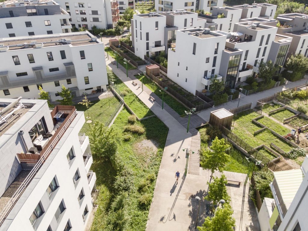 Aménagement urbain de l'ile aux jardin à hoenheim_sécurité_paisible_jardins partagés